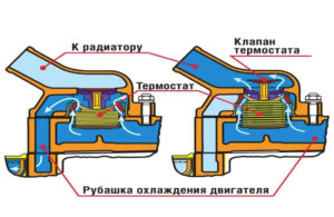 Как взаимосвязаны термостат и двигатель?